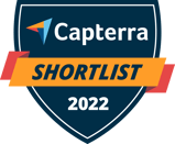 Capterra Shortlist 2022 badge